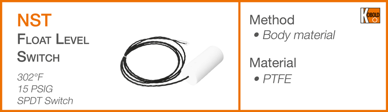 NST Float Level Switch for Chemicals