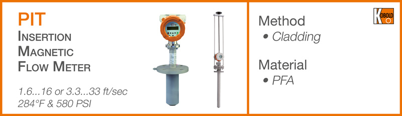 PIT Magnetic Flow Meter for Chlorine