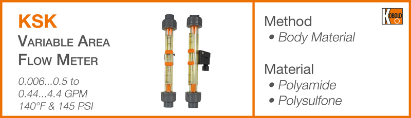 KSK Methanol Flow Meter