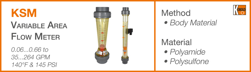KSM Methanol Flow Meter