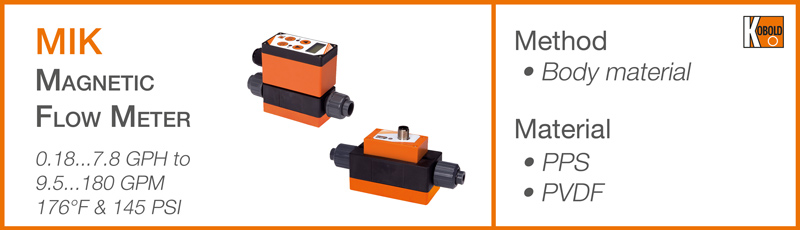 MIK Methanol Flow Meter